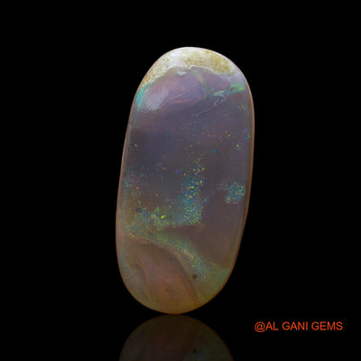 5.00 Cts Natural Australian Fire Opal Loose Gemstone Oval Cabochon 19x9x4 mm AE-691