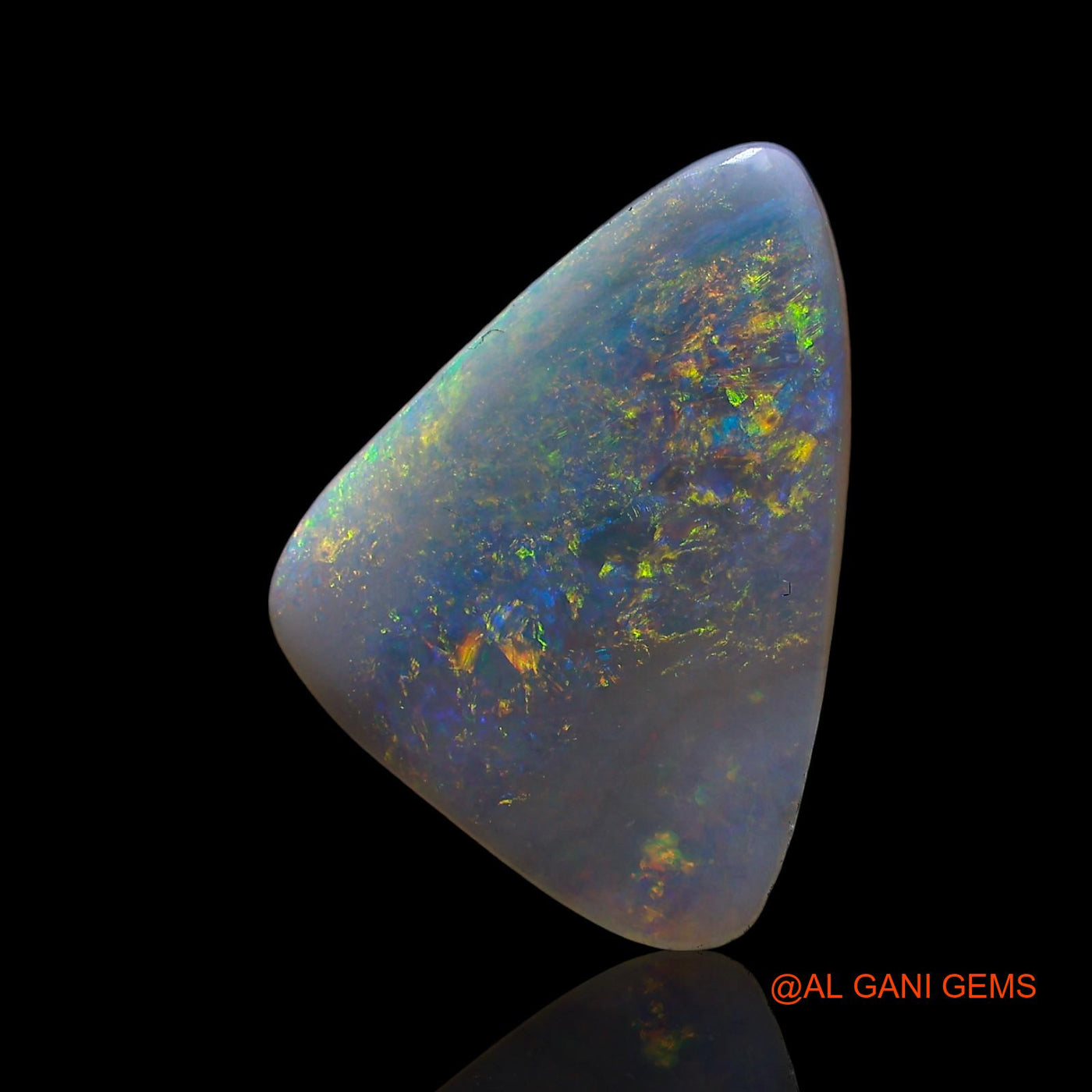 3.00 Cts Unheated Australian Fire Opal Loose Gemstone Fancy Cabochon Natural 17x12x2 mm AE-692
