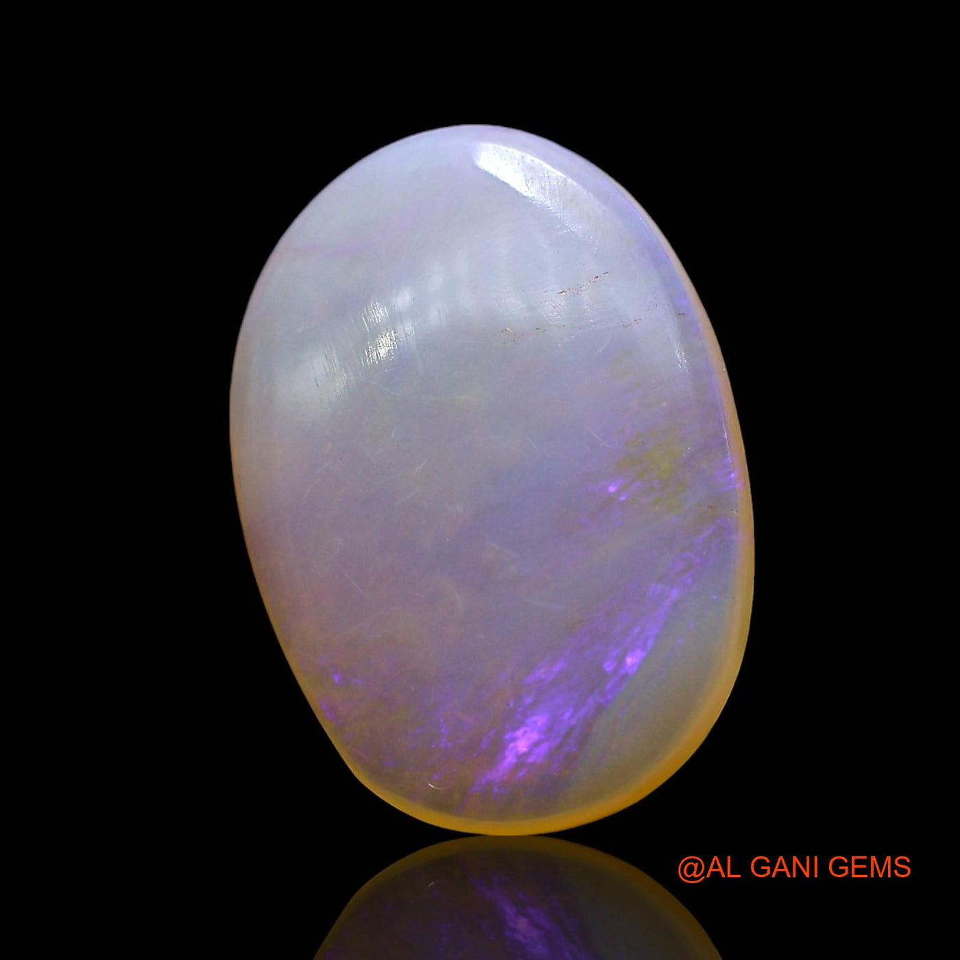 4.00 Cts Natural Australian Fire Opal Loose Gemstone Oval Cabochon 17x12x3 mm AE-693