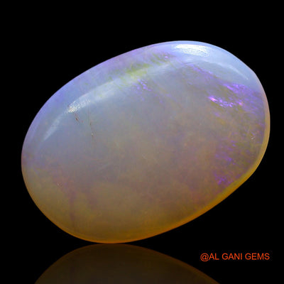 4.00 Cts Natural Australian Fire Opal Loose Gemstone Oval Cabochon 17x12x3 mm AE-693