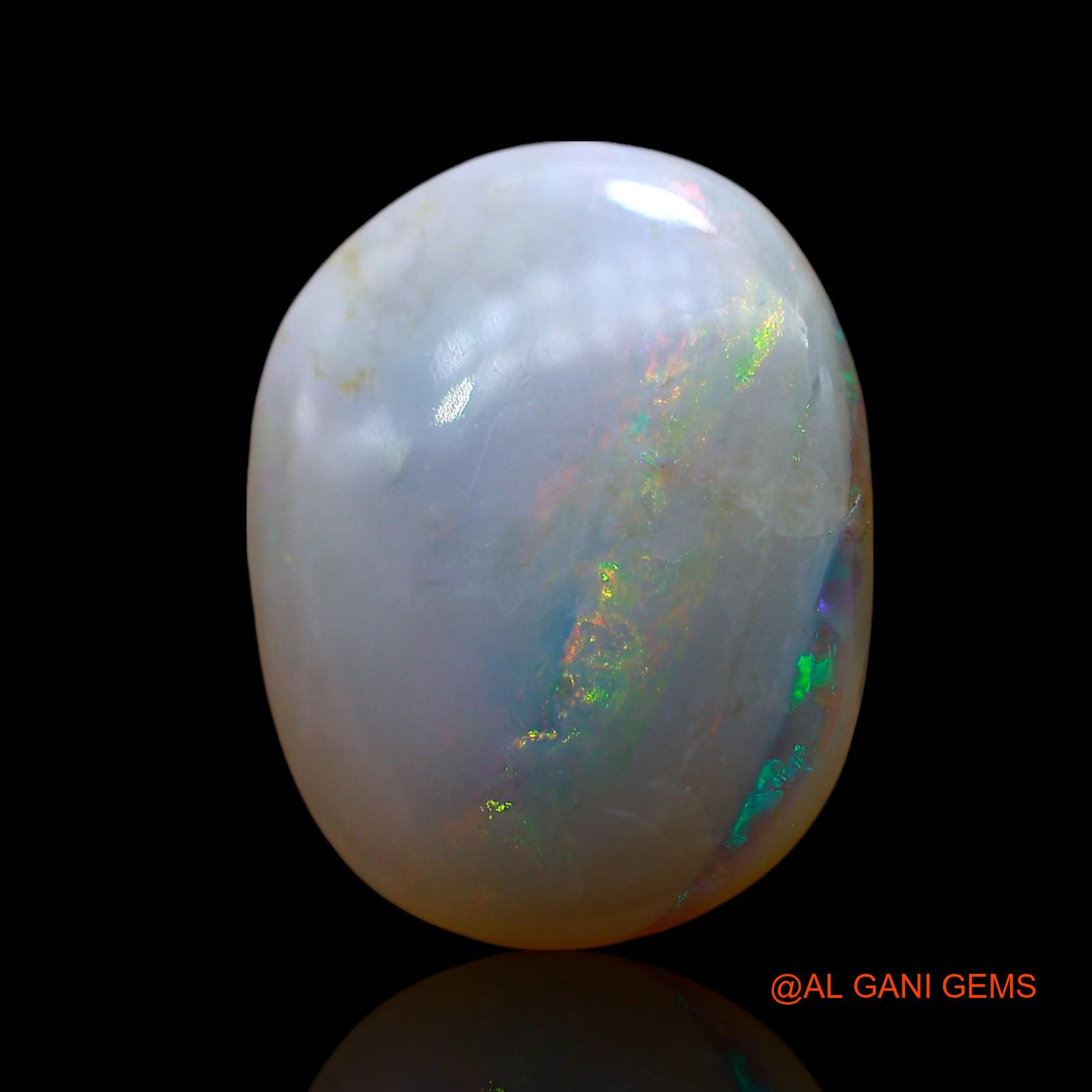 Natural Untreated Fire Opal Loose Gemstone Oval Cabochon From Australia 6.00 Cts 16x13x4 mm AE-695