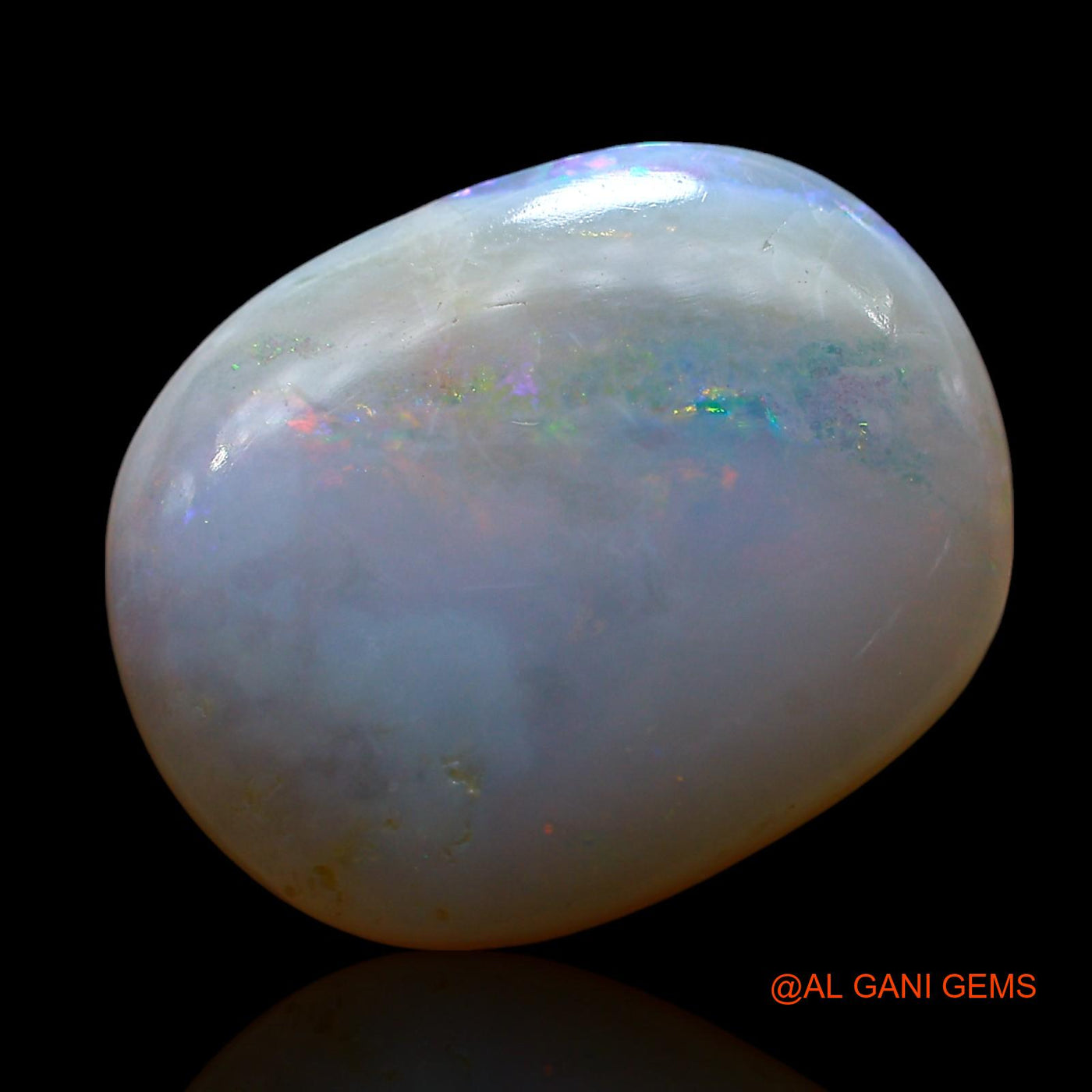 Natural Untreated Fire Opal Loose Gemstone Oval Cabochon From Australia 6.00 Cts 16x13x4 mm AE-695