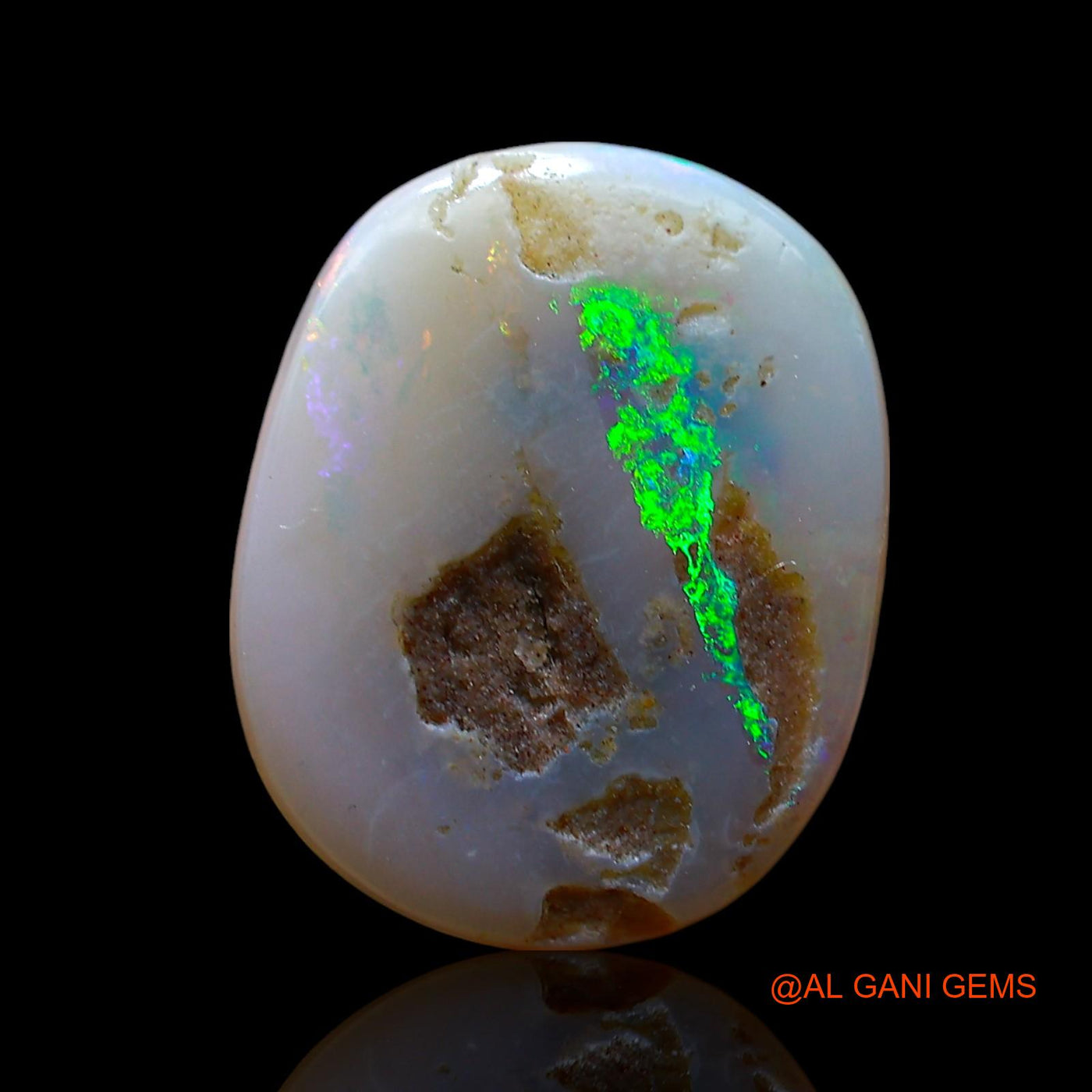 Natural Untreated Fire Opal Loose Gemstone Oval Cabochon From Australia 6.00 Cts 16x13x4 mm AE-695