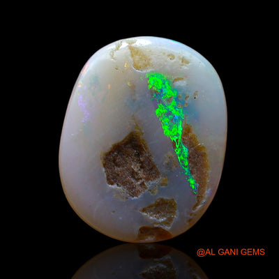 Natural Untreated Fire Opal Loose Gemstone Oval Cabochon From Australia 6.00 Cts 16x13x4 mm AE-695