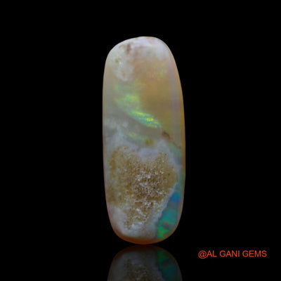 4.00 Cts Natural Australian Fire Opal Loose Gemstone Oval Cabochon 19x7x3 mm AE-696