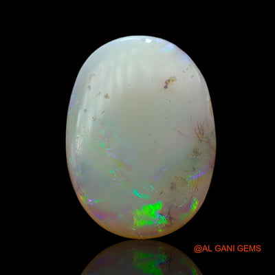 Natural Fire Opal Gemstone 4.00 Cts Loose Oval Cabochon From Australia 17x12x2 mm AE-697