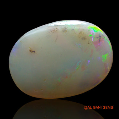 Natural Fire Opal Gemstone 4.00 Cts Loose Oval Cabochon From Australia 17x12x2 mm AE-697