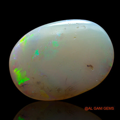 Natural Fire Opal Gemstone 4.00 Cts Loose Oval Cabochon From Australia 17x12x2 mm AE-697