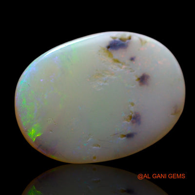 Natural Fire Opal Gemstone 4.00 Cts Loose Oval Cabochon From Australia 17x12x2 mm AE-697