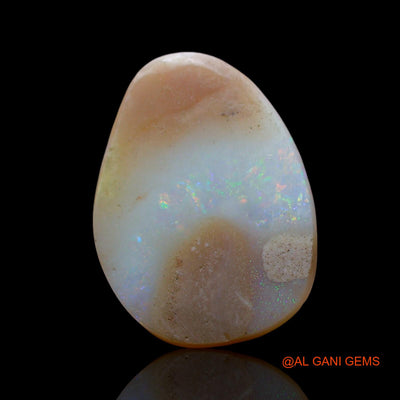 4.00 Cts Unheated Australian Fire Opal Loose Gemstone Fancy Cabochon Natural 16x12x3 mm AE-698