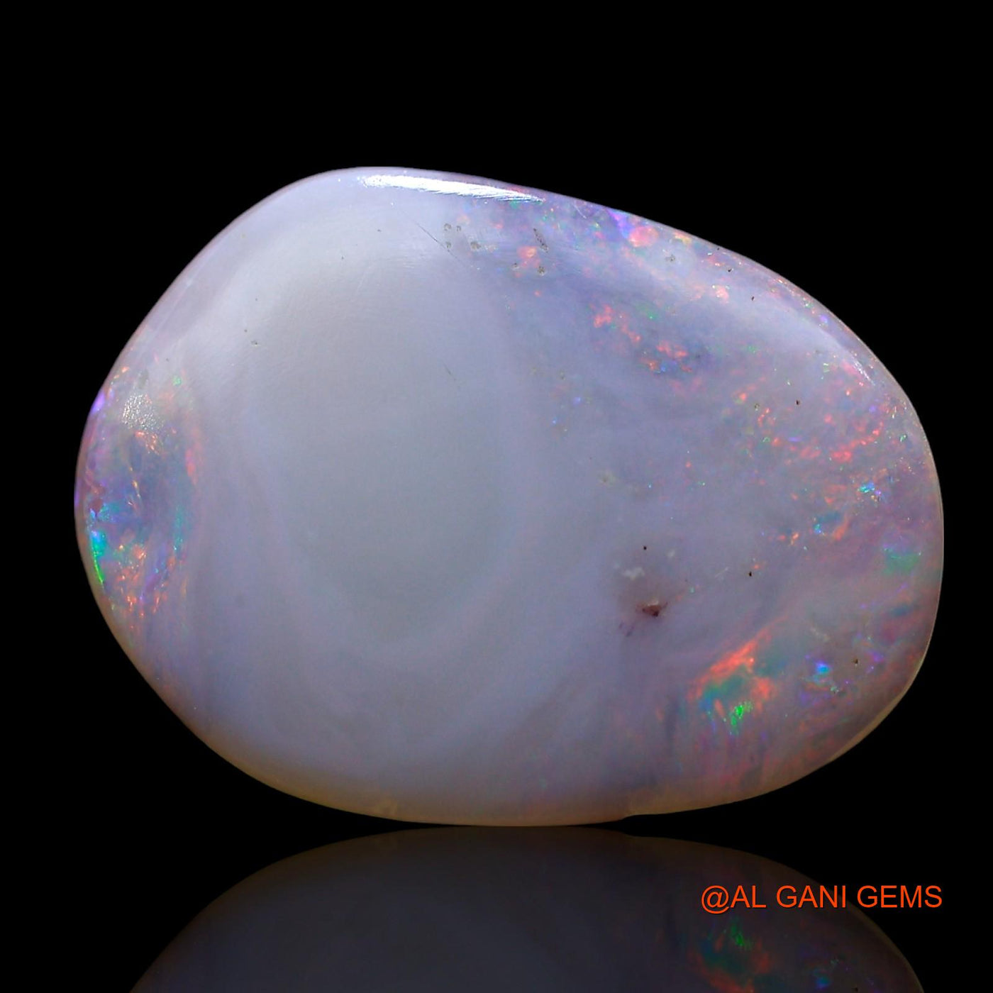 3.00 Cts Natural Australian Fire Opal Loose Gemstone Fancy Cabochon 17x13x2 mm AE-699