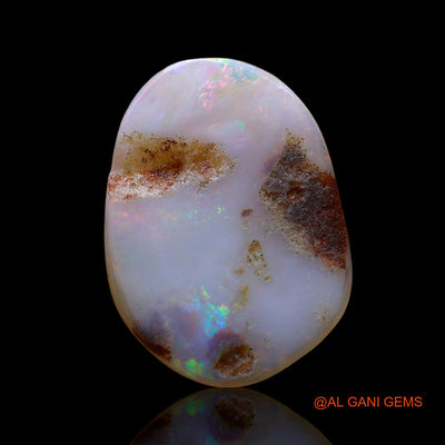 3.00 Cts Natural Australian Fire Opal Loose Gemstone Fancy Cabochon 17x13x2 mm AE-699