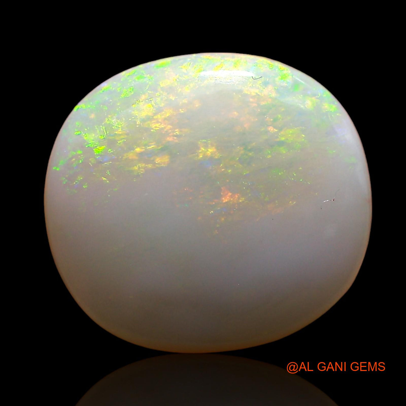 6.00 Cts Natural Australian Fire Opal Loose Gemstone Oval Cabochon 15x13x4 mm AE-69
