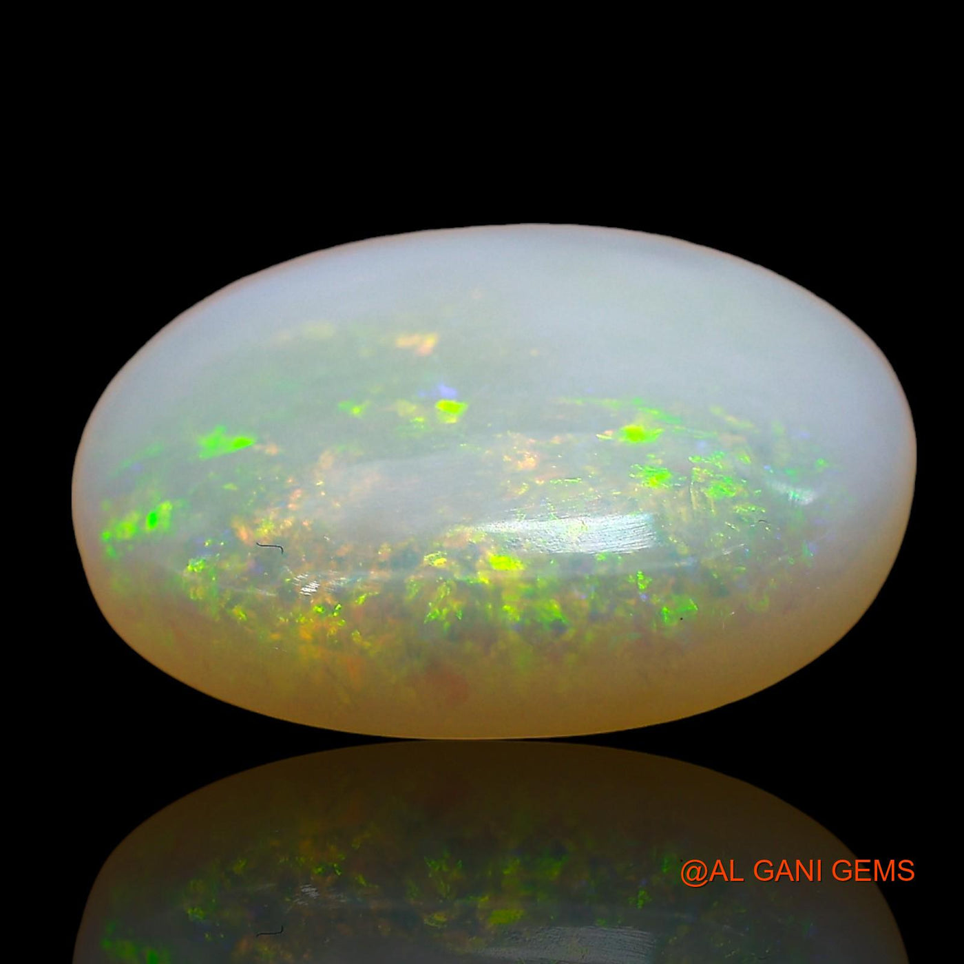 6.00 Cts Natural Australian Fire Opal Loose Gemstone Oval Cabochon 15x13x4 mm AE-69