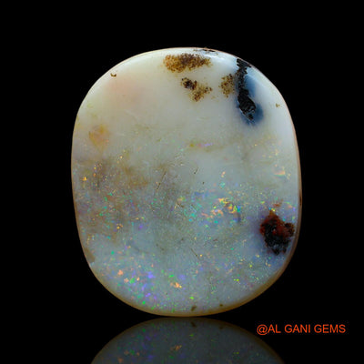 14.00 Cts Natural Australian Fire Opal Loose Gemstone Oval Cabochon 21x18x4 mm AE-6