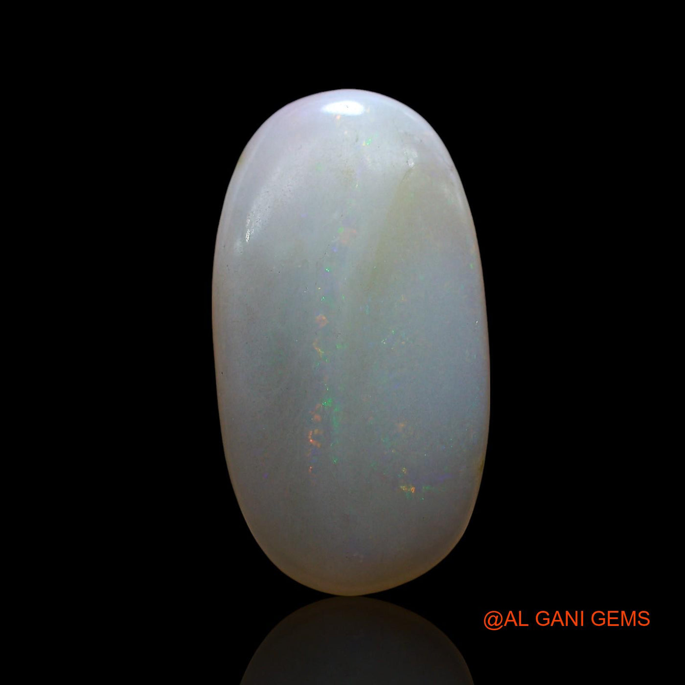 4.00 Cts Unheated Australian Fire Opal Loose Gemstone Oval Cabochon Natural 19x10x3 mm AE-701