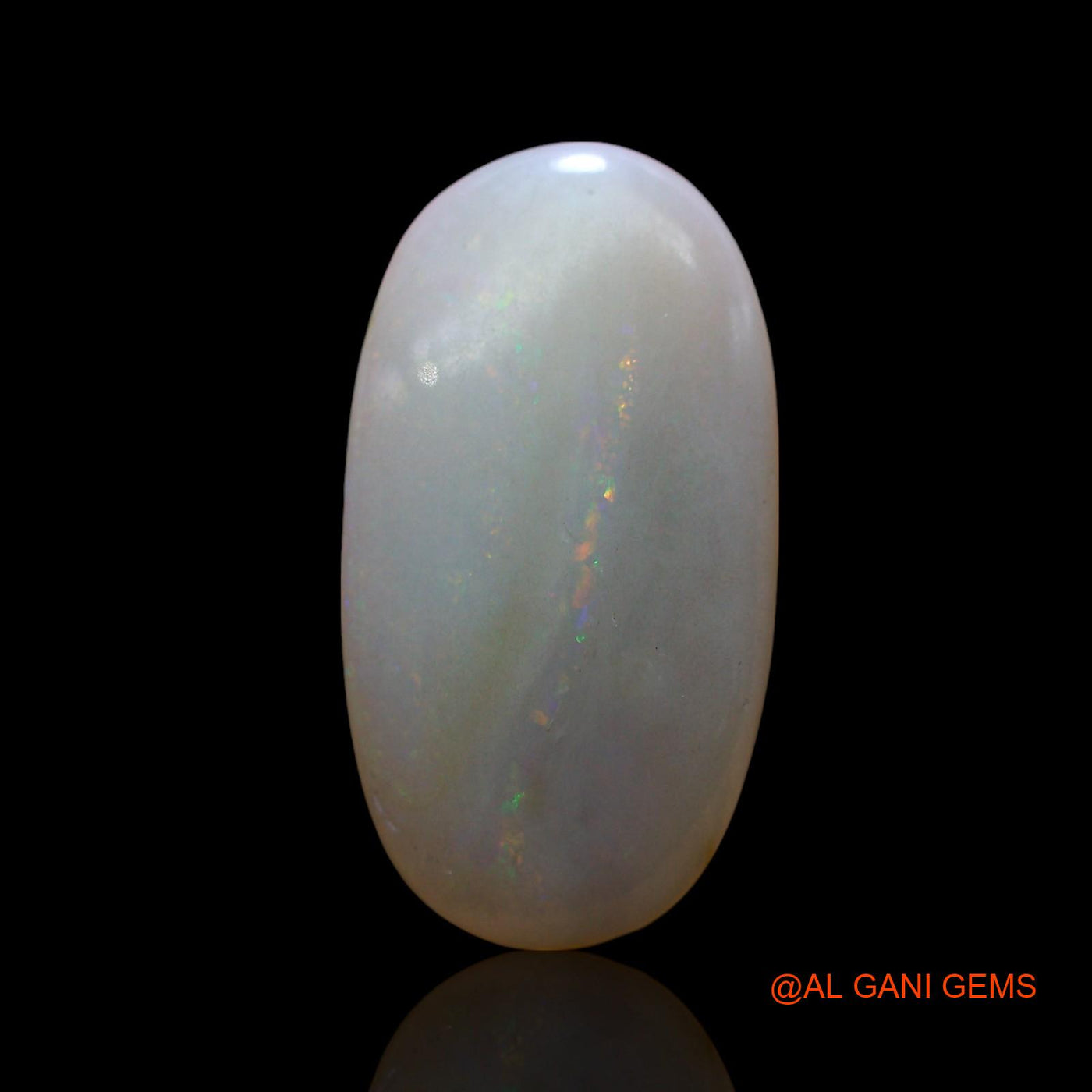 4.00 Cts Unheated Australian Fire Opal Loose Gemstone Oval Cabochon Natural 19x10x3 mm AE-701
