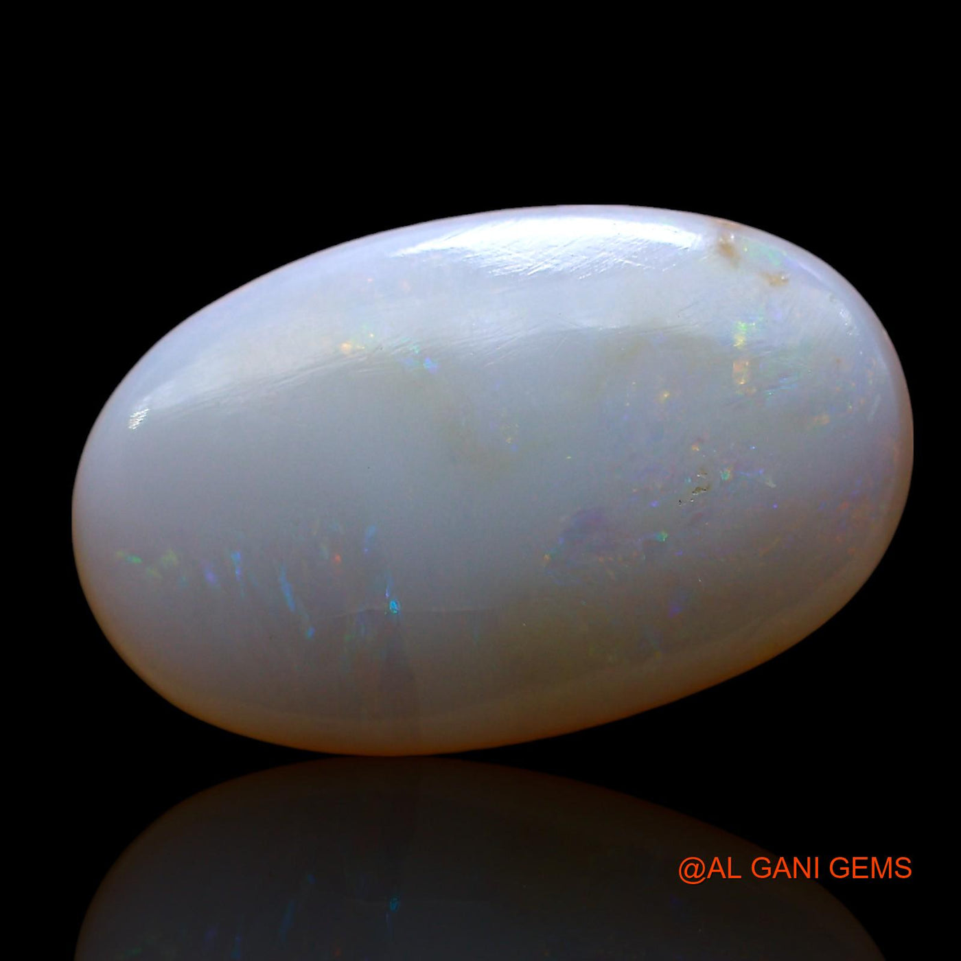 4.00 Cts Natural Australian Fire Opal Loose Gemstone Oval Cabochon 18x11x3 mm AE-703