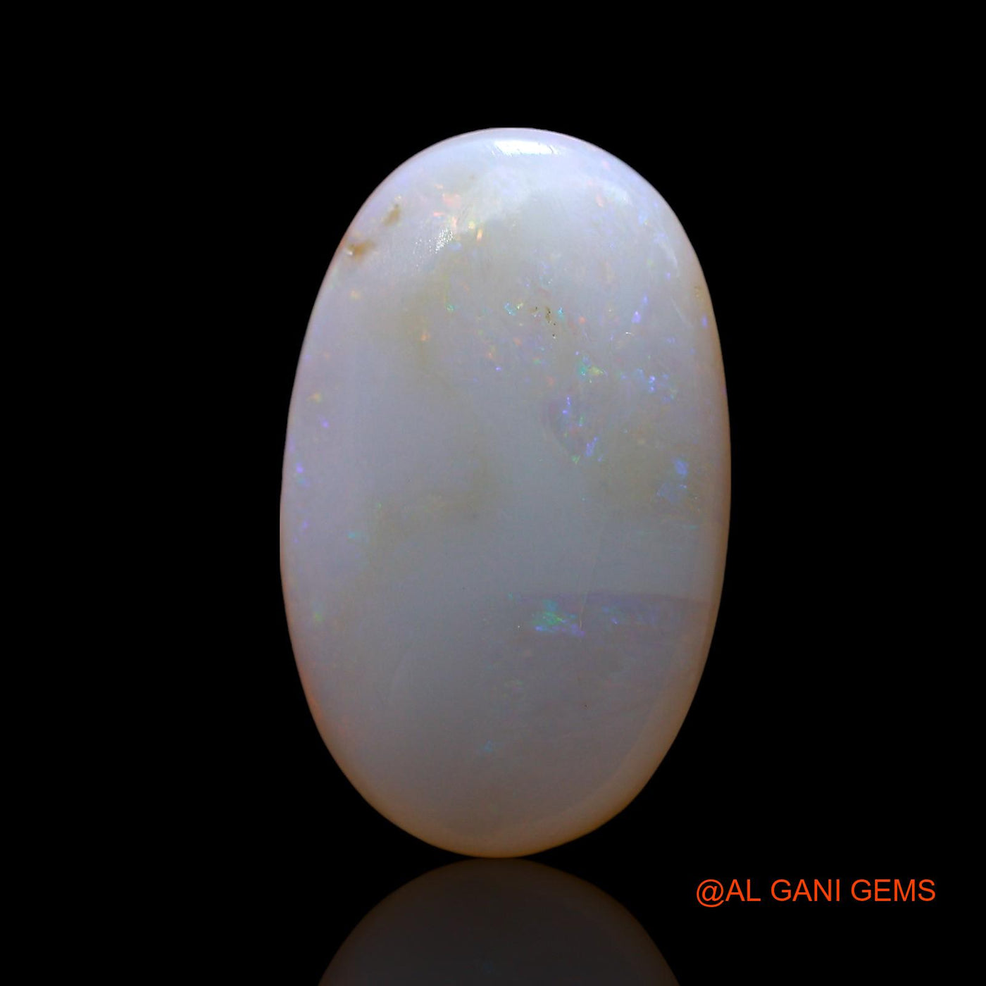 4.00 Cts Natural Australian Fire Opal Loose Gemstone Oval Cabochon 18x11x3 mm AE-703