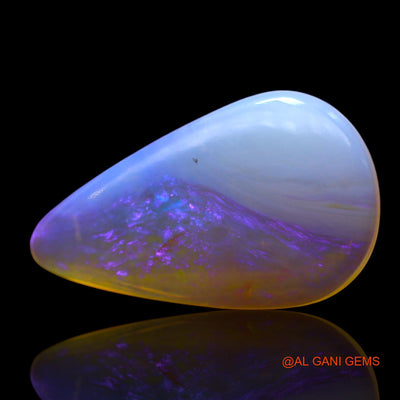 3.00 Cts Natural Australian Fire Opal Pear Cabochon Loose Gemstone For Jewelry 18x10x3 mm AE-704
