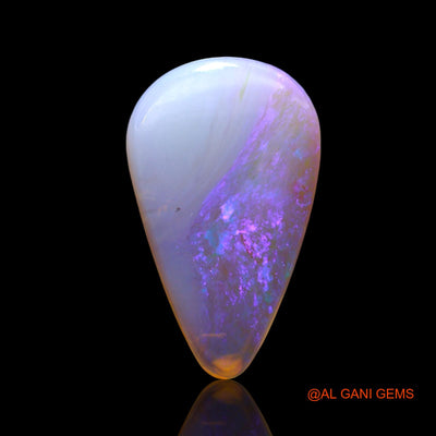 3.00 Cts Natural Australian Fire Opal Pear Cabochon Loose Gemstone For Jewelry 18x10x3 mm AE-704