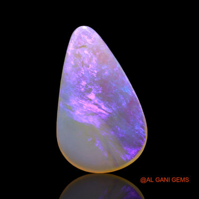 3.00 Cts Natural Australian Fire Opal Pear Cabochon Loose Gemstone For Jewelry 18x10x3 mm AE-704