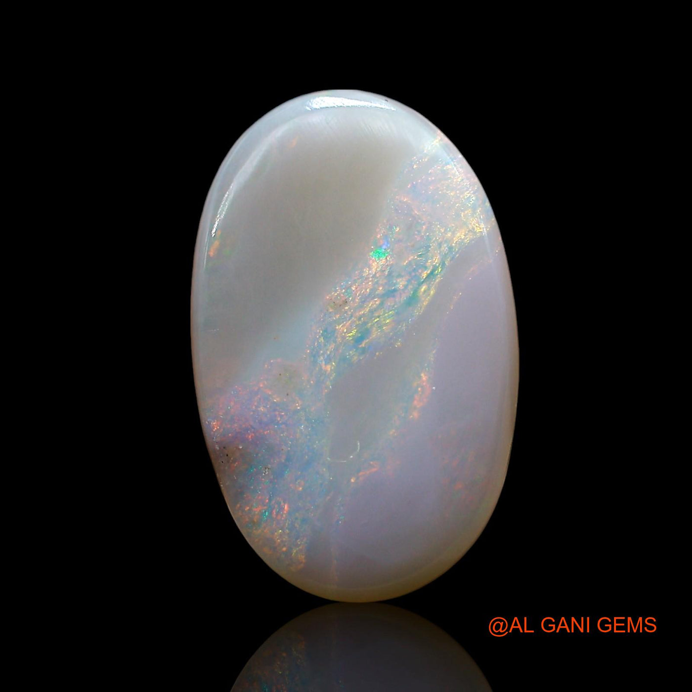 6.00 Cts Natural Australian Fire Opal Loose Gemstone Oval Cabochon 17x11x4 mm AE-707