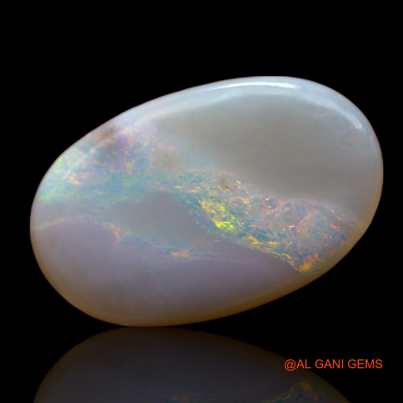 6.00 Cts Natural Australian Fire Opal Loose Gemstone Oval Cabochon 17x11x4 mm AE-707
