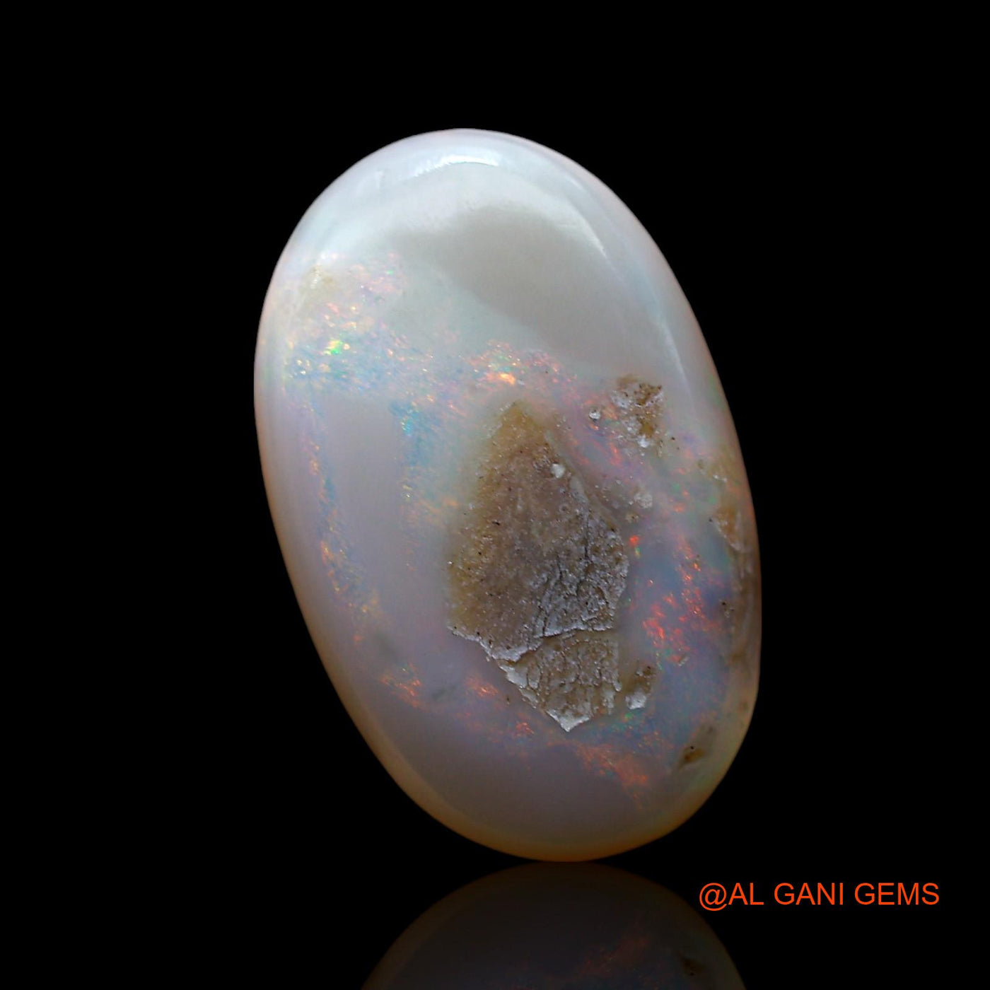 6.00 Cts Natural Australian Fire Opal Loose Gemstone Oval Cabochon 17x11x4 mm AE-707