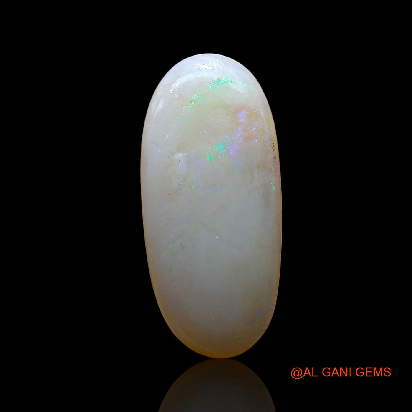 4.00 Cts Natural Australian Fire Opal Loose Gemstone Oval Cabochon 19x9x3 mm AE-708