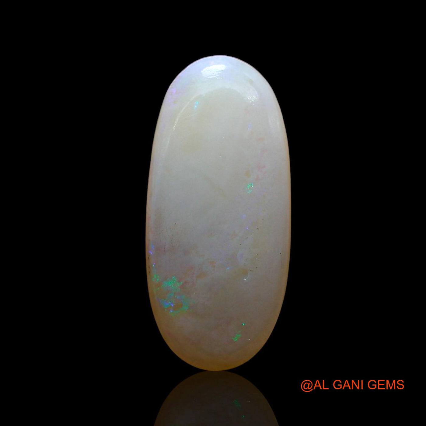 4.00 Cts Natural Australian Fire Opal Loose Gemstone Oval Cabochon 19x9x3 mm AE-708