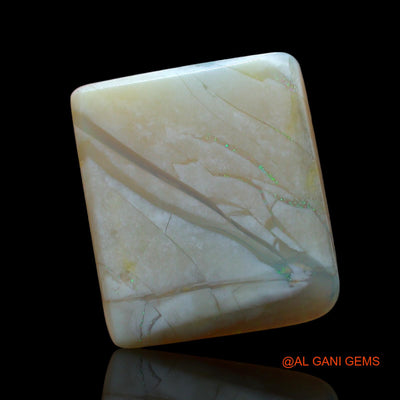 5.00 Cts Unheated Australian Fire Opal Loose Gemstone Square Cabochon Natural 14x12x3 mm AE-709