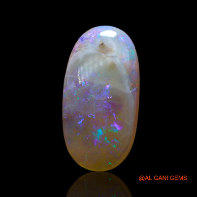 Natural Fire Opal Gemstone 5.00 Cts Loose Oval Cabochon From Australia 18x9x4 mm AE-710