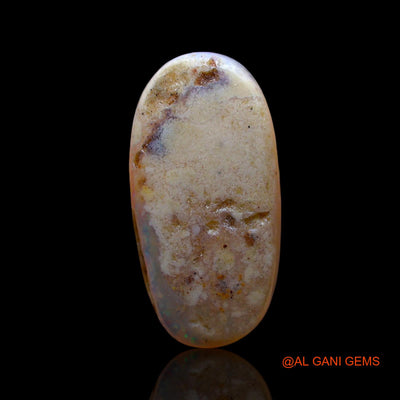 Natural Fire Opal Gemstone 5.00 Cts Loose Oval Cabochon From Australia 18x9x4 mm AE-710