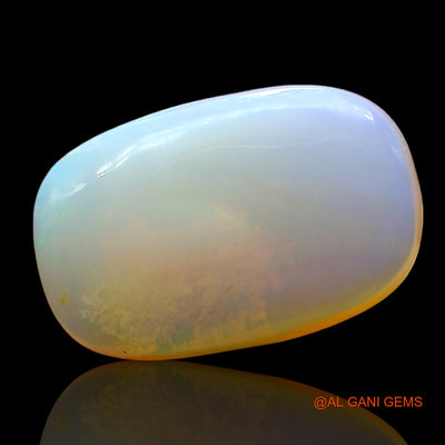 6.00 Cts Natural Australian Fire Opal Oval Cabochon Loose Gemstone For Jewelry 17x10x4 mm AE-713