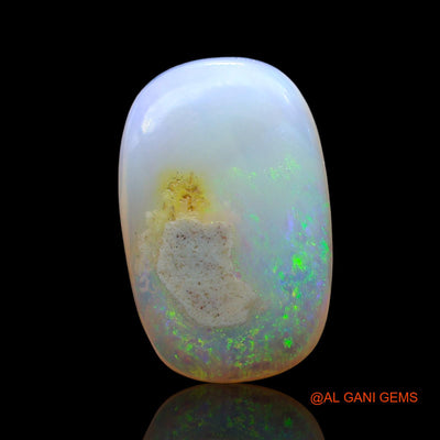 6.00 Cts Natural Australian Fire Opal Oval Cabochon Loose Gemstone For Jewelry 17x10x4 mm AE-713