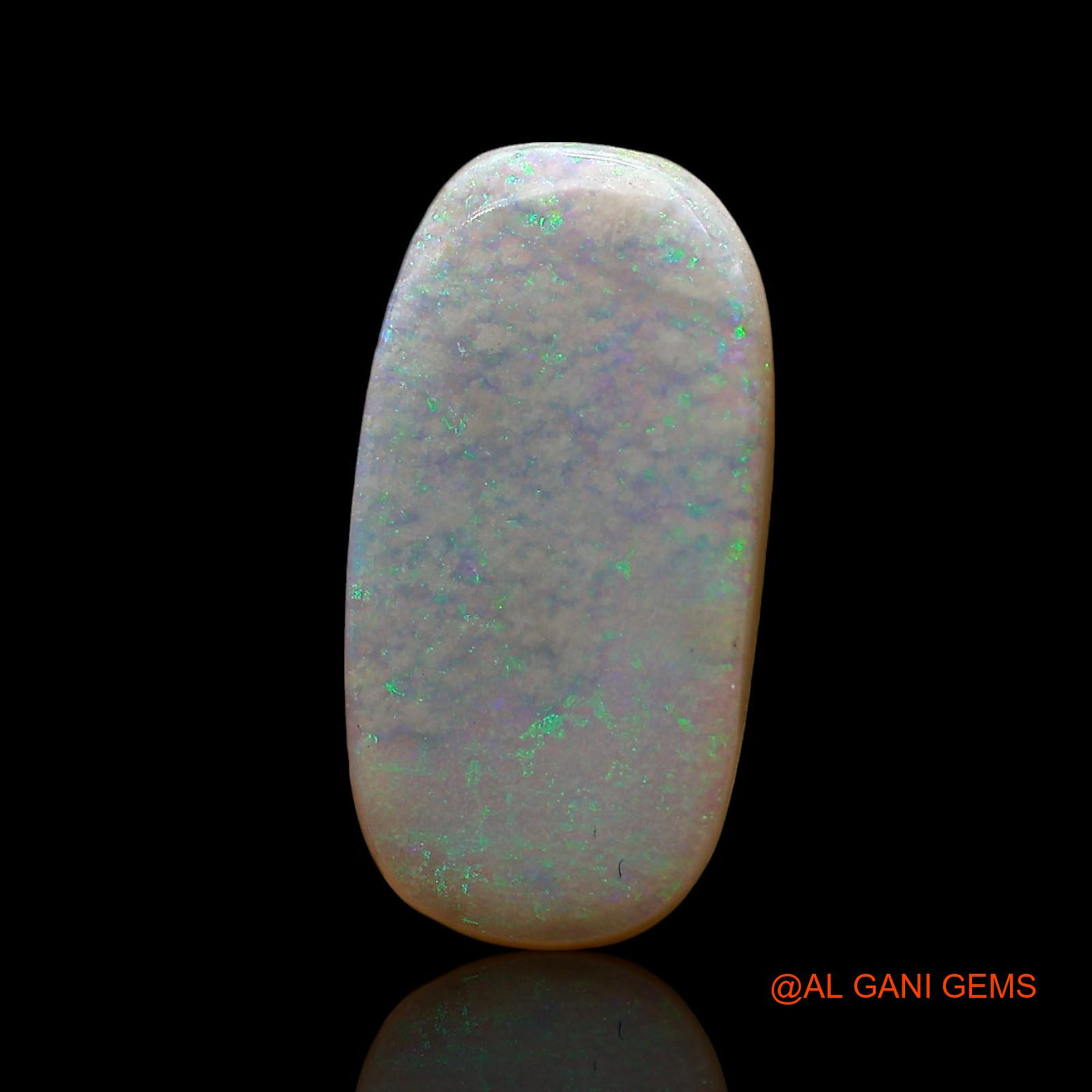 3.00 Cts Natural Australian Fire Opal Loose Gemstone Oval Cabochon 18x9x3 mm AE-717