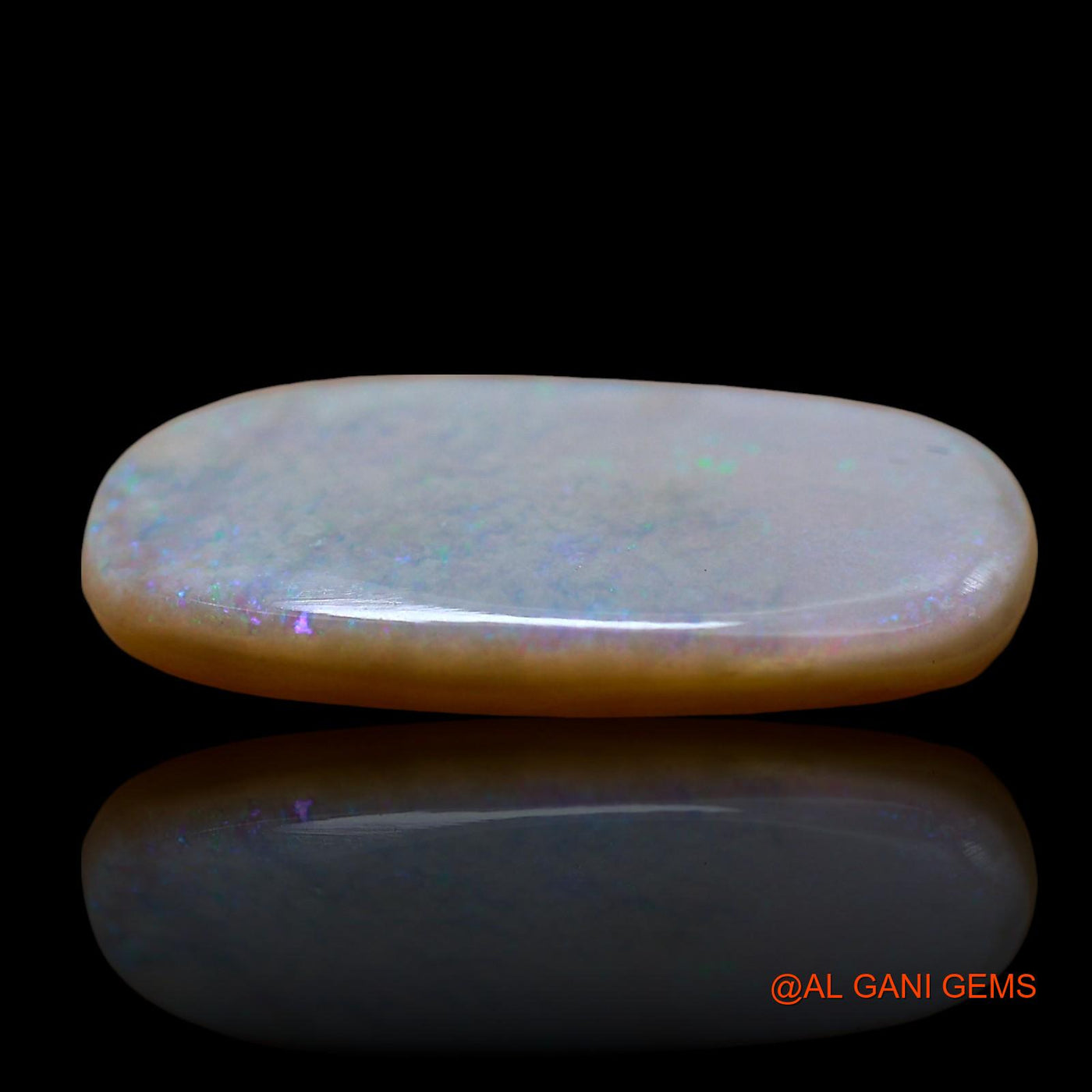 3.00 Cts Natural Australian Fire Opal Loose Gemstone Oval Cabochon 18x9x3 mm AE-717
