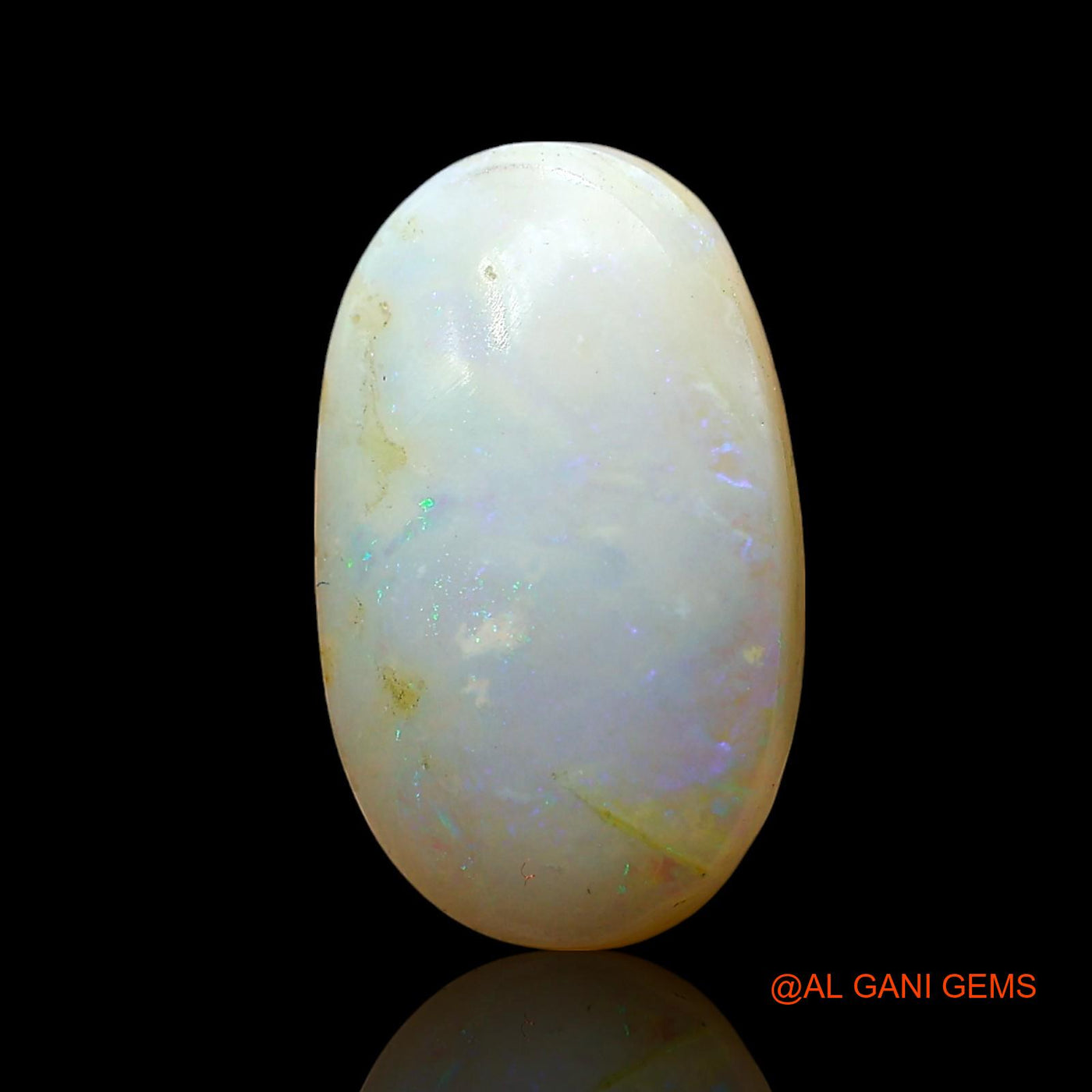 5.00 Cts Natural Australian Fire Opal Loose Gemstone Oval Cabochon 17x10x4 mm AE-718