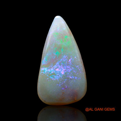 3.00 Cts Unheated Australian Fire Opal Loose Gemstone Pear Cabochon Natural 17x9x3 mm AE-719