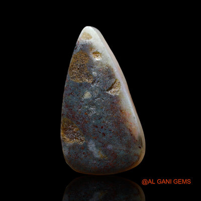 3.00 Cts Unheated Australian Fire Opal Loose Gemstone Pear Cabochon Natural 17x9x3 mm AE-719