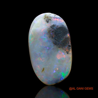 Natural Fire Opal Gemstone 5.00 Cts Loose Fancy Cabochon From Australia 18x10x3 mm AE-71