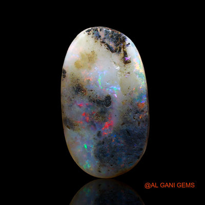 Natural Fire Opal Gemstone 5.00 Cts Loose Fancy Cabochon From Australia 18x10x3 mm AE-71