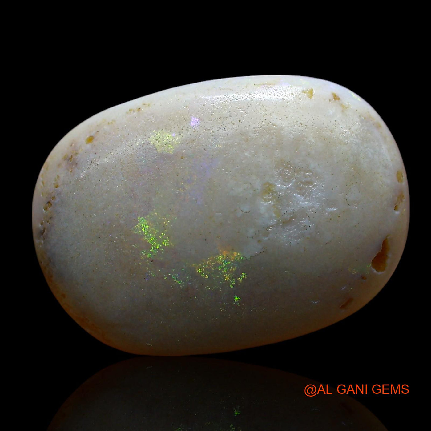 6.00 Cts Natural Australian Fire Opal Loose Gemstone Oval Cabochon 17x12x4 mm AE-721
