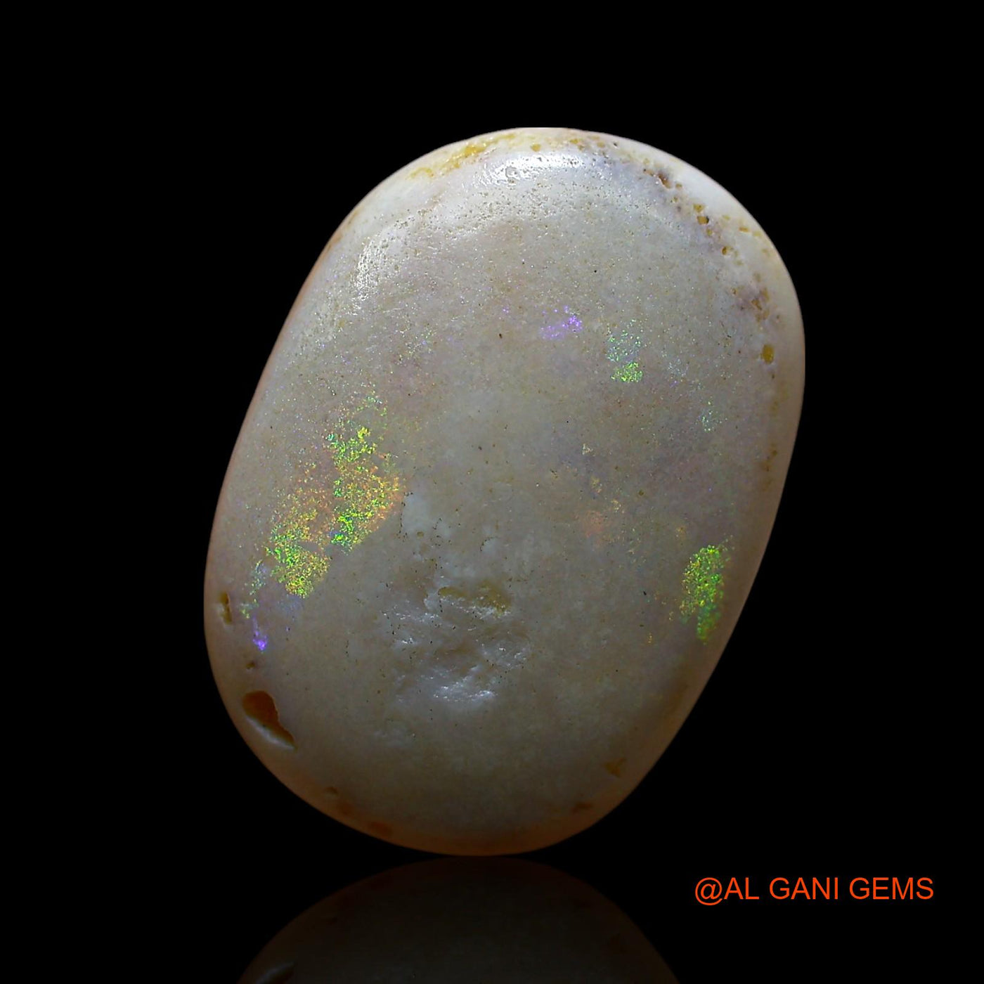 6.00 Cts Natural Australian Fire Opal Loose Gemstone Oval Cabochon 17x12x4 mm AE-721