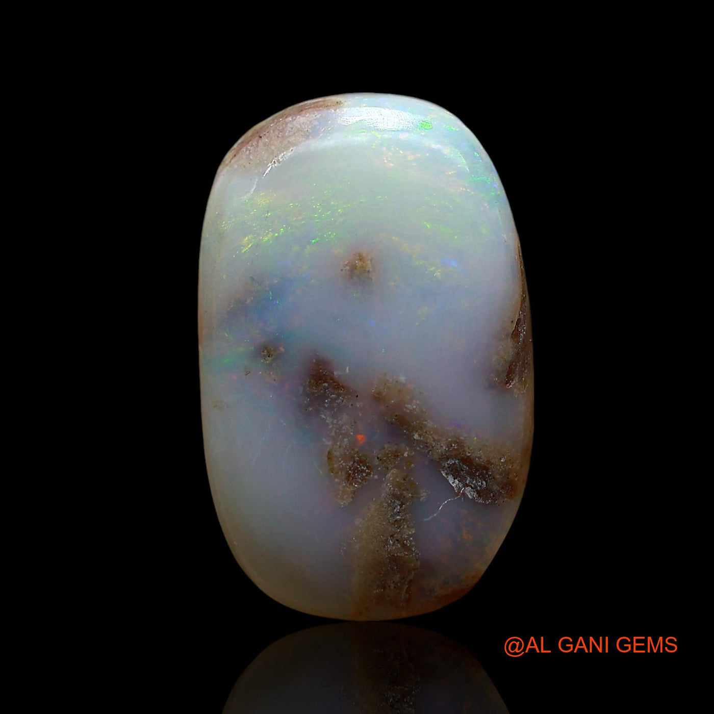 5.00 Cts Natural Australian Fire Opal Loose Gemstone Oval Cabochon 16x10x4 mm AE-723