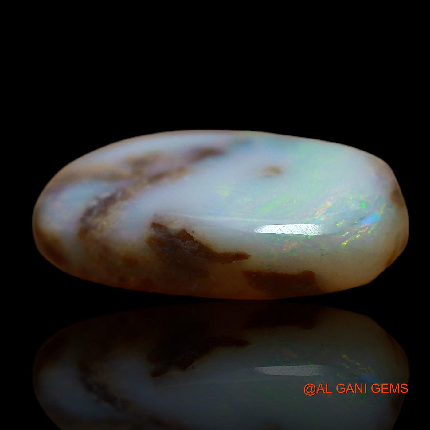 5.00 Cts Natural Australian Fire Opal Loose Gemstone Oval Cabochon 16x10x4 mm AE-723