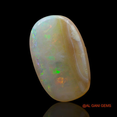 6.00 Cts Natural Australian Fire Opal Oval Cabochon Loose Gemstone For Jewelry 16x9x5 mm AE-724