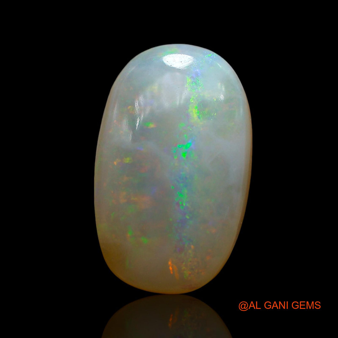 6.00 Cts Natural Australian Fire Opal Oval Cabochon Loose Gemstone For Jewelry 16x9x5 mm AE-724