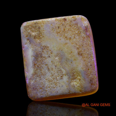 Natural Untreated Fire Opal Loose Gemstone Square Cabochon From Australia 5.00 Cts 14x12x4 mm AE-725